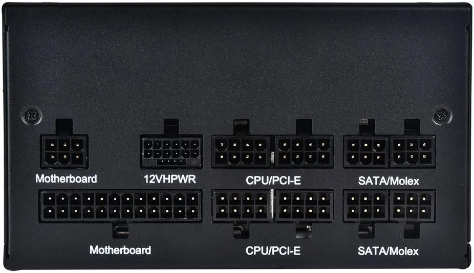 منبع تغذیه کامپیوتر 750 وات SilverStone DA750R Gold، کاملا ماژولار، 80 پلاس گلد، ATX 3.0 و PCIe 5.0، PFC فعال، فن 120 میلی متری FDB بی صدا، خازن های ژاپنی، مشکی | SST-DA750R-GM