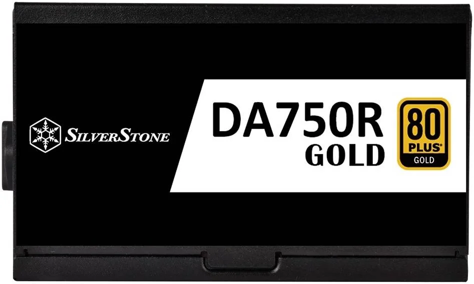 منبع تغذیه کامپیوتر 750 وات SilverStone DA750R Gold، کاملا ماژولار، 80 پلاس گلد، ATX 3.0 و PCIe 5.0، PFC فعال، فن 120 میلی متری FDB بی صدا، خازن های ژاپنی، مشکی | SST-DA750R-GM