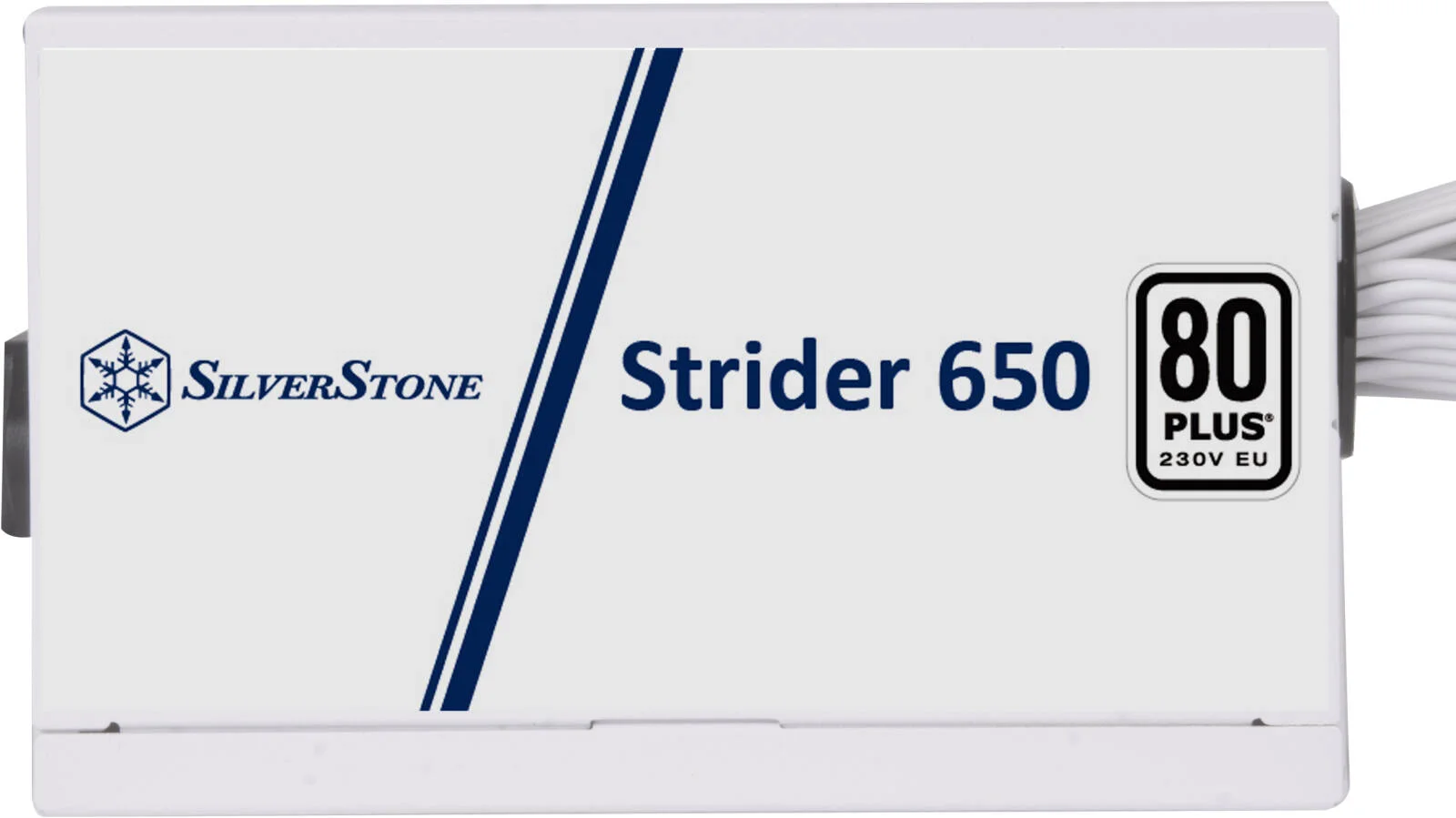 منبع تغذیه 650 وات غیر ماژولار SilverStone Strider، توان 650 وات، گواهینامه 80 پلاس، PFC فعال، فن بی صدای 120 میلی متری، ریل تک +12 ولت پیشرو در کلاس خود، فرم فاکتور ATX، سفید | SST-ST650-EF-WBW منبع تغذیه 650 وات غیر ماژولار SilverStone Strider، توان 650 وات، گواهینامه 80 پلاس، PFC فعال، فن بی صدای 120 میلی متری، ریل تک +12 ولت پیشرو در کلاس خود، فرم فاکتور ATX، سفید | SST-ST650-EF-WBW