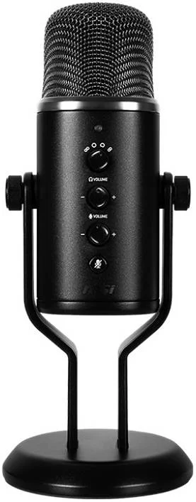 میکروفون استریمینگ MSI Immerse GV60، صدای 4 بیتی، 96 کیلوهرتز، کاردیوئید برای تک نفره، فیگور-8 برای 2 نفر، استریو برای ASMR، جک مانیتورینگ 3.5 میلیمتری با کنترل سطح، مشکی | OS3-XXXX031-000 میکروفون استریمینگ MSI Immerse GV60، صدای 4 بیتی، 96 کیلوهرتز، کاردیوئید برای تک نفره، فیگور-8 برای 2 نفر، استریو برای ASMR، جک مانیتورینگ 3.5 میلیمتری با کنترل سطح، مشکی | OS3-XXXX031-000