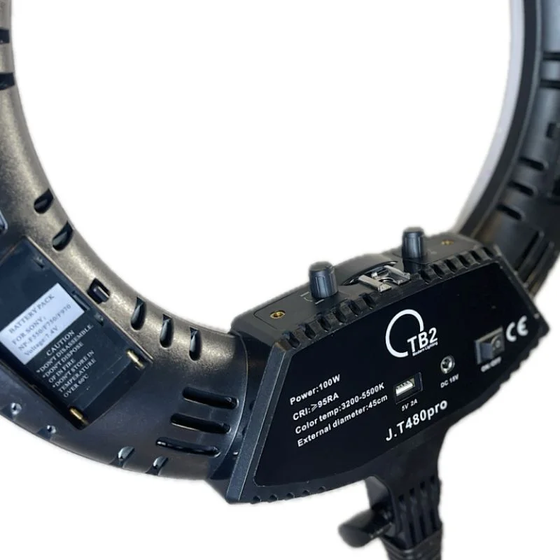 رینگ لایت حرفه ای J.T مدل TB2 480 Pro
