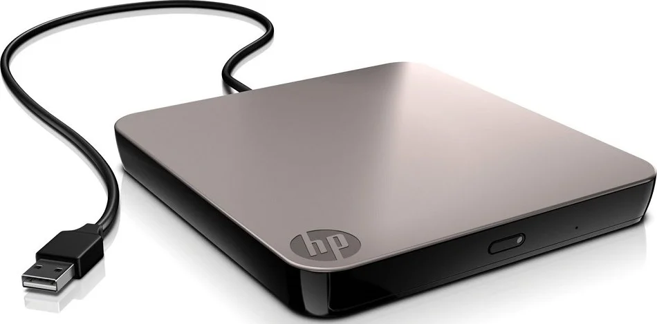 درایو نوری اکسترنال HP Mobile USB NLS DVD-RW، نوشتن یا دسترسی به فایل‌ها/رسانه‌ها/موسیقی بزرگ، سبک وزن | A2U57AA