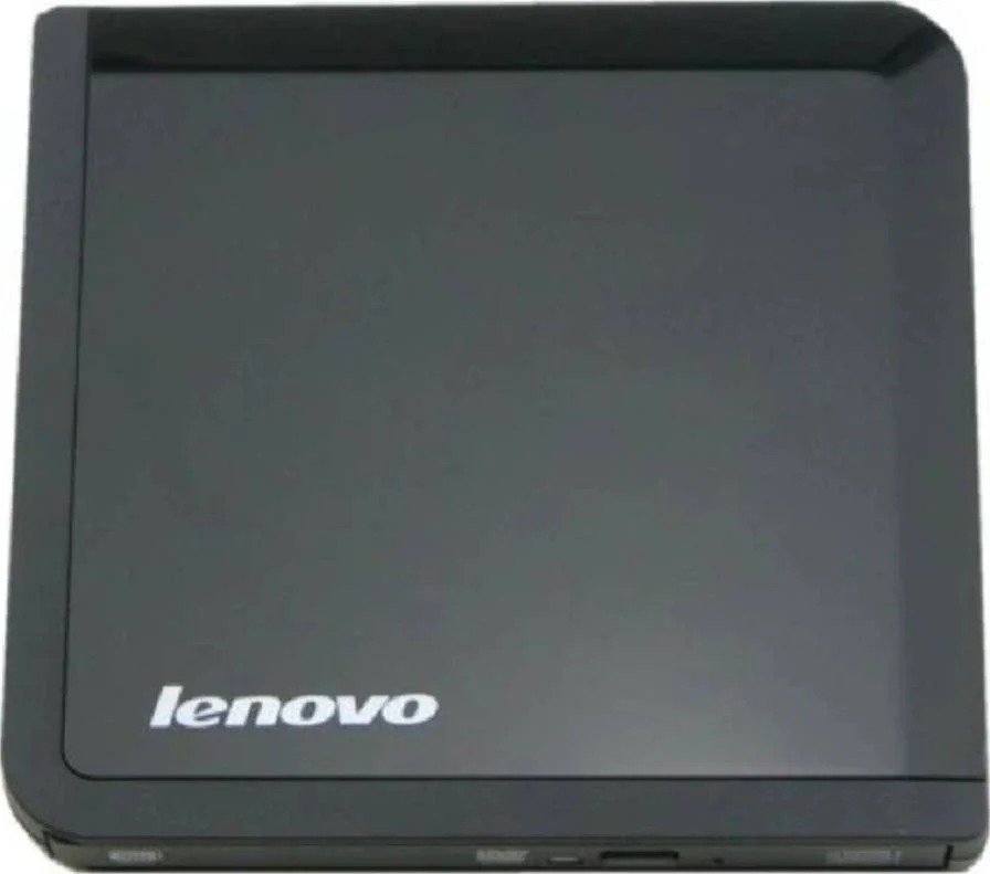 دی وی دی رایتر اکسترنال لنوو مدل Slim USB، پشتیبانی از DVD-RW، رابط USB 2.0، مشکی | 0A33988