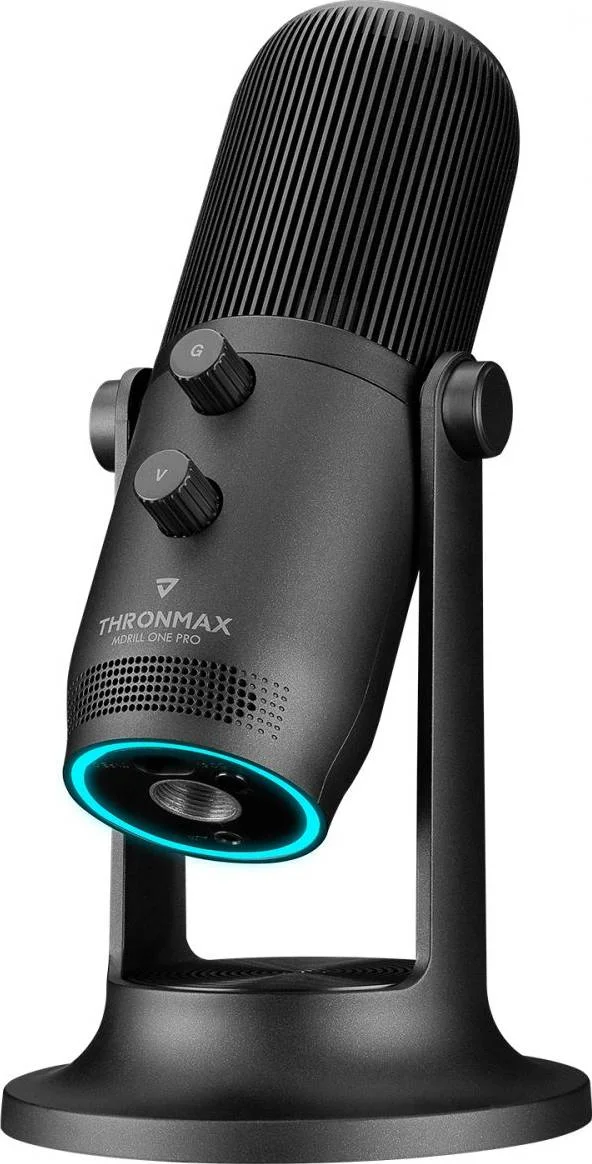 کیت استودیویی Thronmax MDrill One، 360 درجه همه جهته، پاسخ فرکانسی 20 هرتز تا 20 کیلوهرتز، 4 الگوی ضبط اختصاصی، نرخ 16 بیت، برای استریمینگ / گیمرها، مشکی | M2 KIT