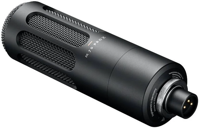 میکروفون دینامیک کاردیوئید XLR بیرداینامیک M 70 PRO X مناسب پخش صدا، به همراه لرزه‌گیر و پاپ فیلتر - مشکی | M 70 PRO X