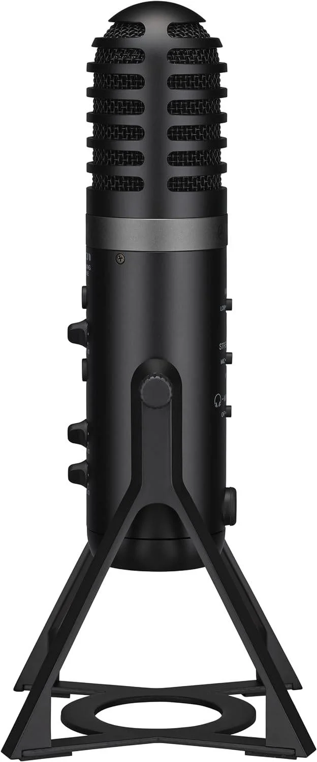 میکروفون استریم زنده مشکی با میکسر/اینترفیس USB میکروفون استریم زنده مشکی با میکسر/اینترفیس USB