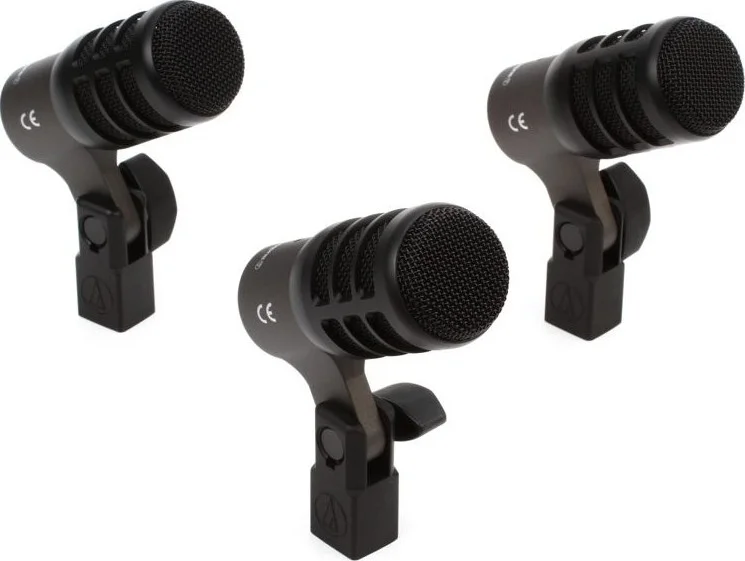 میکروفون ساز دینامیک هایپرکاردیوید Audio-Technica ATM230 (3PCS) - مشکی | ATM230PK میکروفون ساز دینامیک هایپرکاردیوید Audio-Technica ATM230 (3PCS) - مشکی | ATM230PK