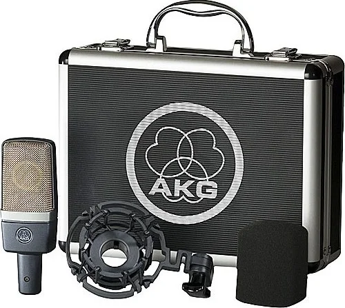 میکروفون کاندنسر کاردیوئید با دیافراگم بزرگ AKG C3000، 20 هرتز تا 20 کیلوهرتز، حداکثر SPL 150 دسی بل، پد -10 دسی بل، فیلتر برش باس 500 هرتز، بدنه فلزی مقاوم، به همراه لرزه‌گیر | 3185X00010