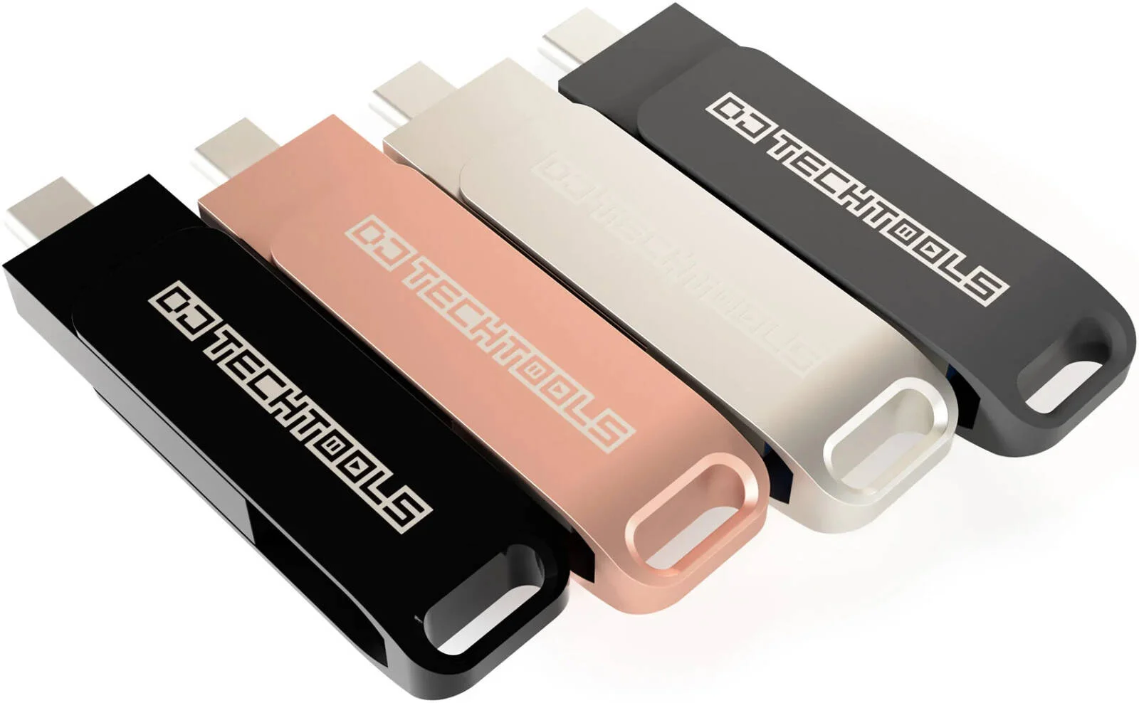 فلش مموری USB Chroma از DJ TechTools، حافظه 128 گیگابایتی، دارای دو پورت پرسرعت USB Type-A و USB 3.2 Type-C، سرعت همگام سازی 113.33 مگابایت بر ثانیه، سرعت انتقال فوق العاده سریع، کروم | 850007367947