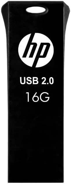 فلش مموری USB اچ پی V207W با ظرفیت 16 گیگابایت، USB Type-A 2.0، طراحی حلقه کلید داخلی، ویژگی سبک وزن، اشتراک گذاری موسیقی / عکس / فایل ها و موارد دیگر، مشکی | HPFD207-16