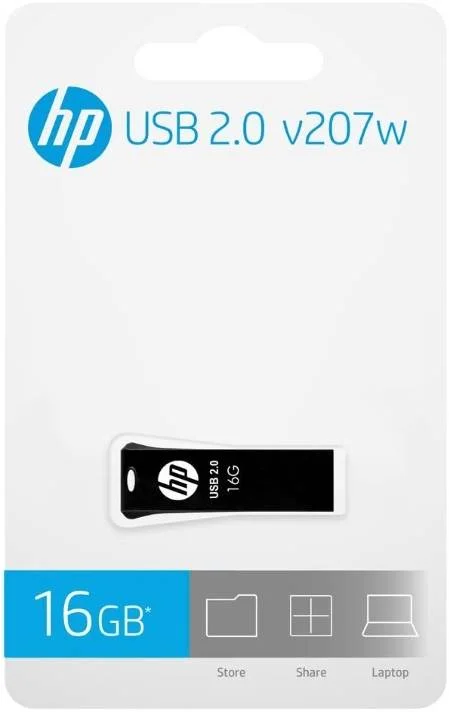 فلش مموری USB اچ پی V207W با ظرفیت 16 گیگابایت، USB Type-A 2.0، طراحی حلقه کلید داخلی، ویژگی سبک وزن، اشتراک گذاری موسیقی / عکس / فایل ها و موارد دیگر، مشکی | HPFD207-16 فلش مموری USB اچ پی V207W با ظرفیت 16 گیگابایت، USB Type-A 2.0، طراحی حلقه کلید داخلی، ویژگی سبک وزن، اشتراک گذاری موسیقی / عکس / فایل ها و موارد دیگر، مشکی | HPFD207-16