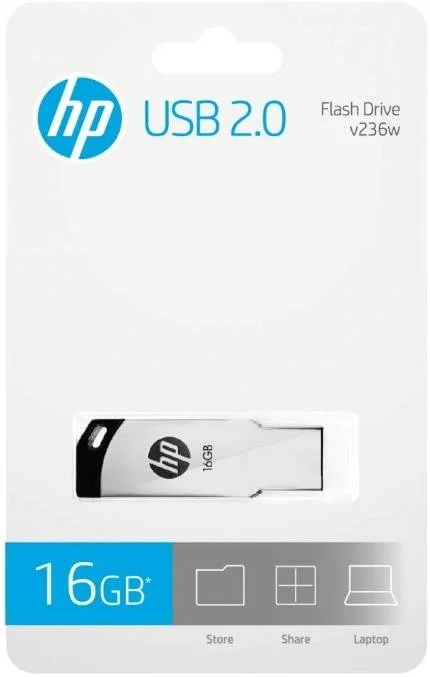 فلش مموری 16 گیگابایتی USB HP V236W، USB Type-A 2.0، سرعت خواندن 14 مگابایت بر ثانیه، سرعت نوشتن 4 مگابایت بر ثانیه، طراحی کشویی، به اشتراک گذاری موسیقی/عکس/فایل ها و موارد دیگر، نقره ای | HPFD236W-16 فلش مموری 16 گیگابایتی USB HP V236W، USB Type-A 2.0، سرعت خواندن 14 مگابایت بر ثانیه، سرعت نوشتن 4 مگابایت بر ثانیه، طراحی کشویی، به اشتراک گذاری موسیقی/عکس/فایل ها و موارد دیگر، نقره ای | HPFD236W-16