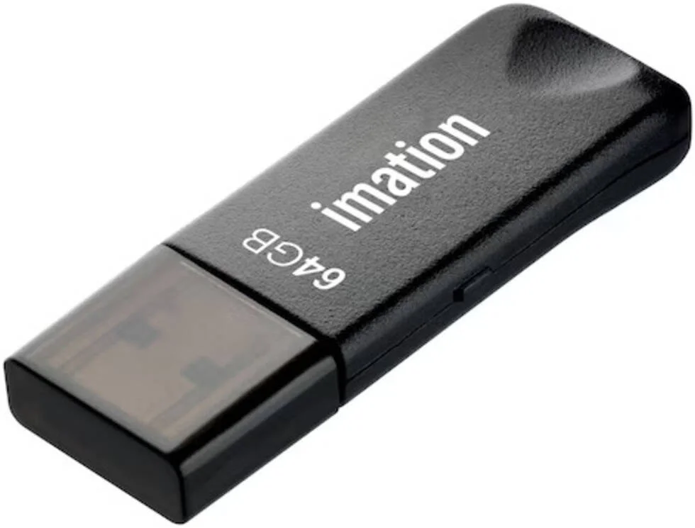 فلش مموری ایمیشن V1 64 گیگابایت، فلش مموری USB باریک، اتصال و پخش آسان، کپی و پیست کشیدن و رها کردن، طراحی ساده و مینیمال | 64 گیگابایت