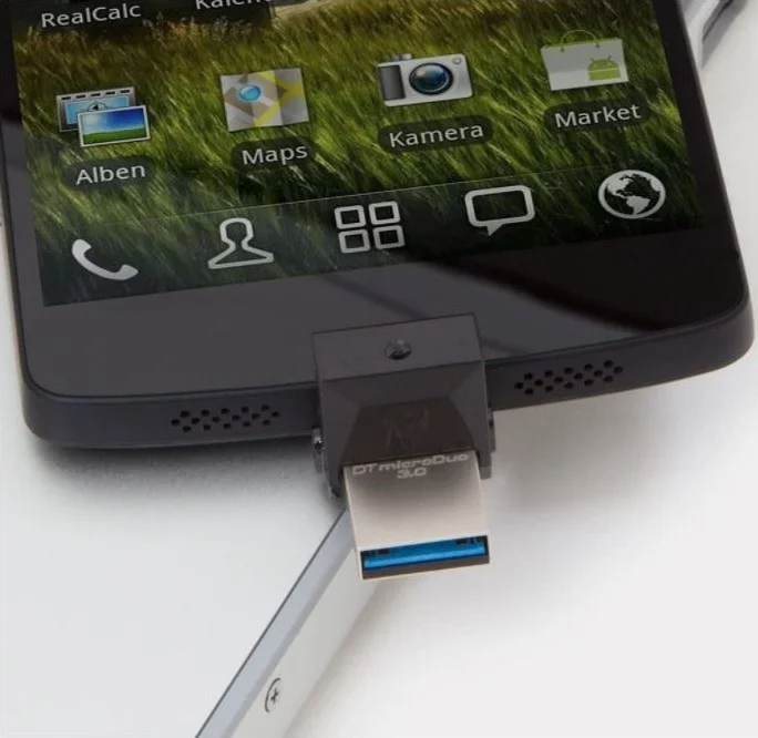کینگستون DataTraveler microDuo USB 3.0 Micro USB OTG (DTDUO3 / 64GB) | DTDU03/64GB