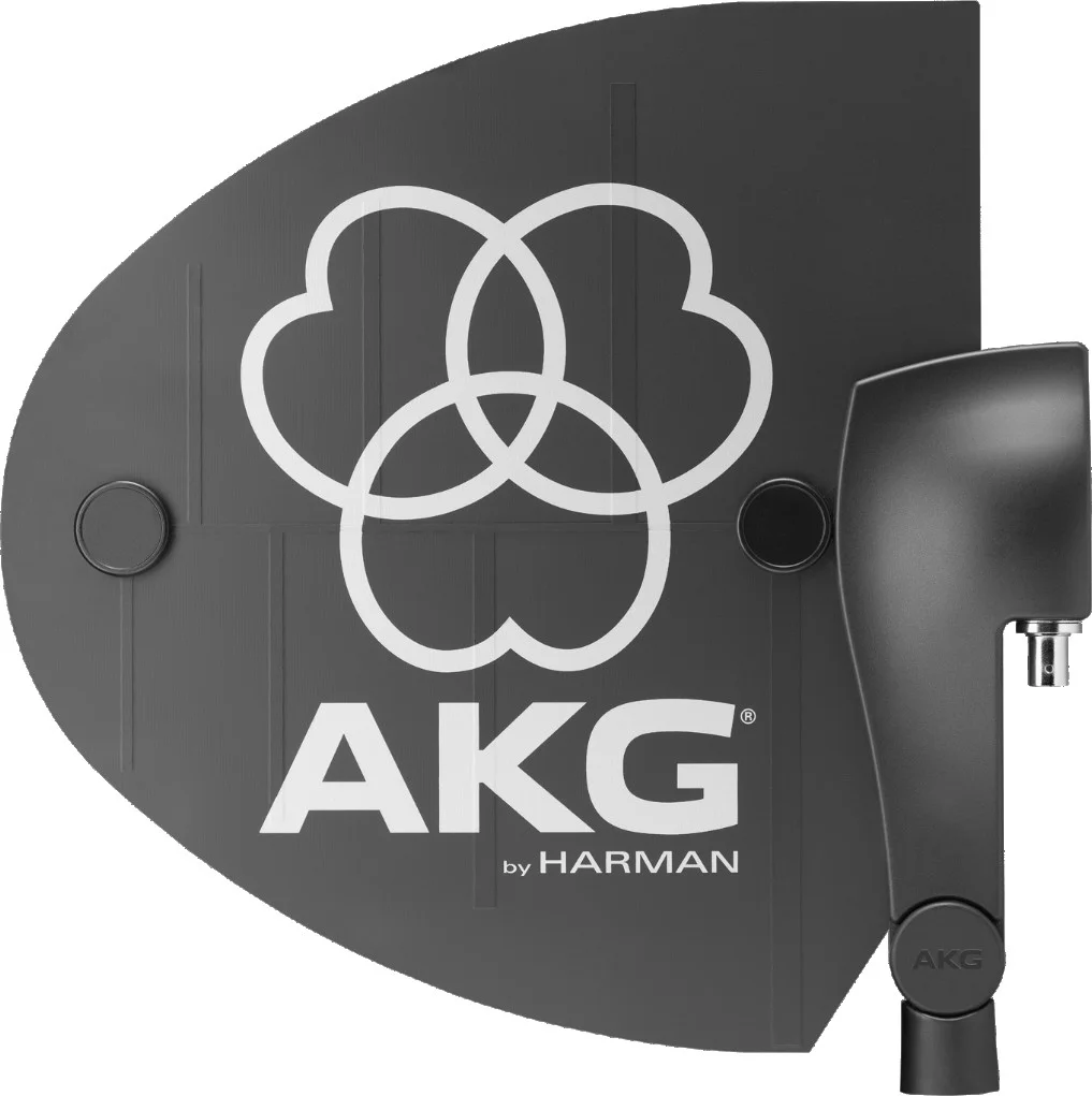 آنتن UHF پهن باند جهت دار پسیو AKG SRA2 EW با پوشش 70 درجه، بهره 6dB، مقاوم در برابر آب، کانکتور BNC برای میکروفون های بی سیم و سیستم های IEM (کاربردهای کوتاه برد) | 3009H00170