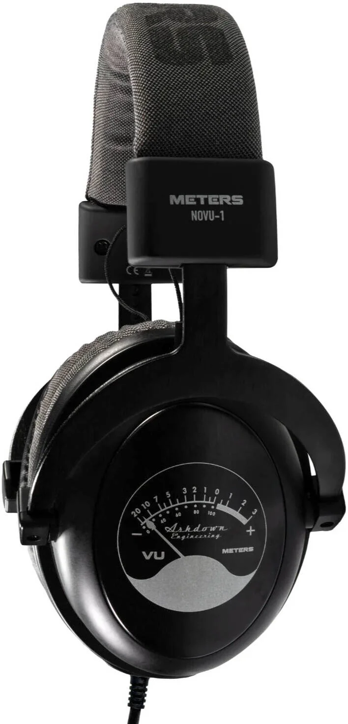 هدفون های استودیویی Meters NOVU-1، درایورهای دینامیک 50 میلی متری، حساسیت 104dB SPL/V @ 1kHz، امپدانس نامی 64، سبک کاپ پشتی بسته، طول کابل 3 متر، مشکی | Novu-1 Studio