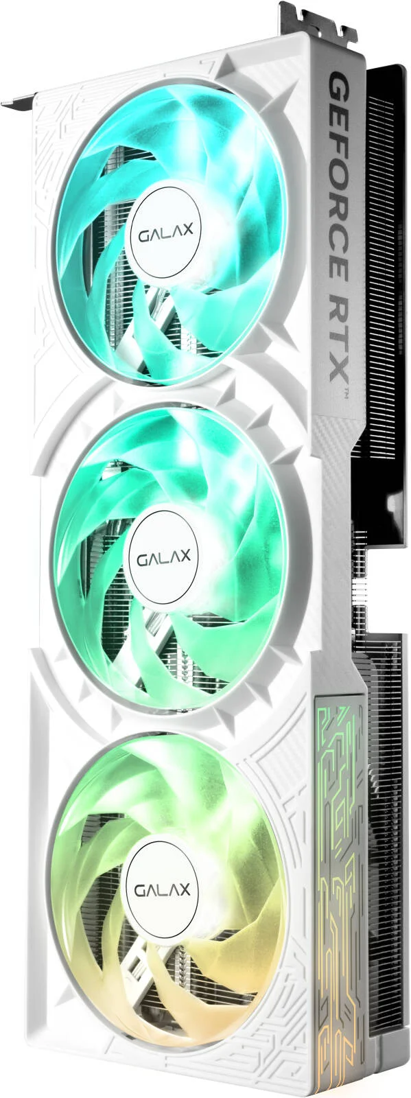 کارت گرافیک GALAX GeForce RTX 5080 1-Click OC، حافظه 16 گیگابایتی GDDR7 256 بیتی، فرکانس بوست 2625 مگاهرتز، سرعت حافظه 30 گیگابیت بر ثانیه، 10752 هسته CUDA، PCI-Express 5.0، سفید | 58NZN6MDBCWH