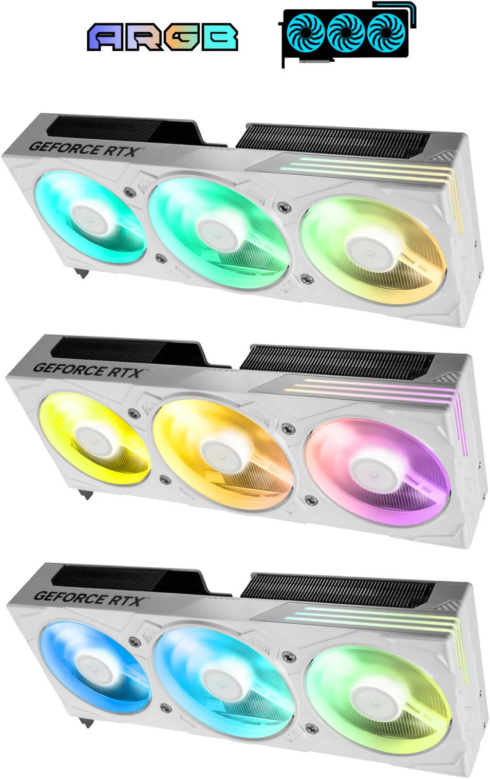 کارت گرافیک GALAX GeForce RTX 5070 Ti EX Gamer با قابلیت اورکلاک 1-Click، حافظه 16GB GDDR7 256-bit، فرکانس بوست 2497MHz، سرعت حافظه 28 Gbps، هسته های CUDA 8960، PCI-Express 5.0، سفید | 57IZN6MDBVGW