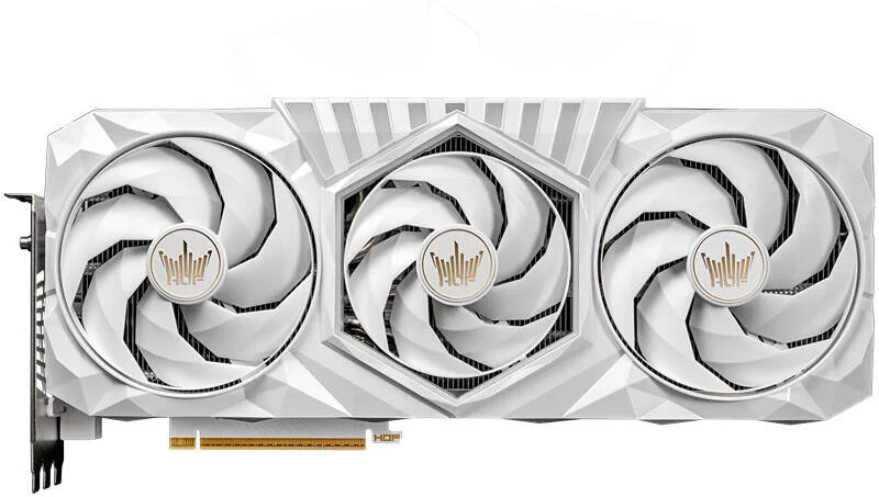 کارت گرافیک GALAX GeForce RTX 5070 Ti HOF Gaming White Edition، حافظه 16 گیگابایتی GDDR7 256 بیتی، فرکانس بوست 2610 مگاهرتز، سرعت حافظه 28 گیگابیت بر ثانیه، 8960 هسته CUDA، PCI-E 5.0، سفید | G-B37AW-57IZN6MDDPWT-GALG