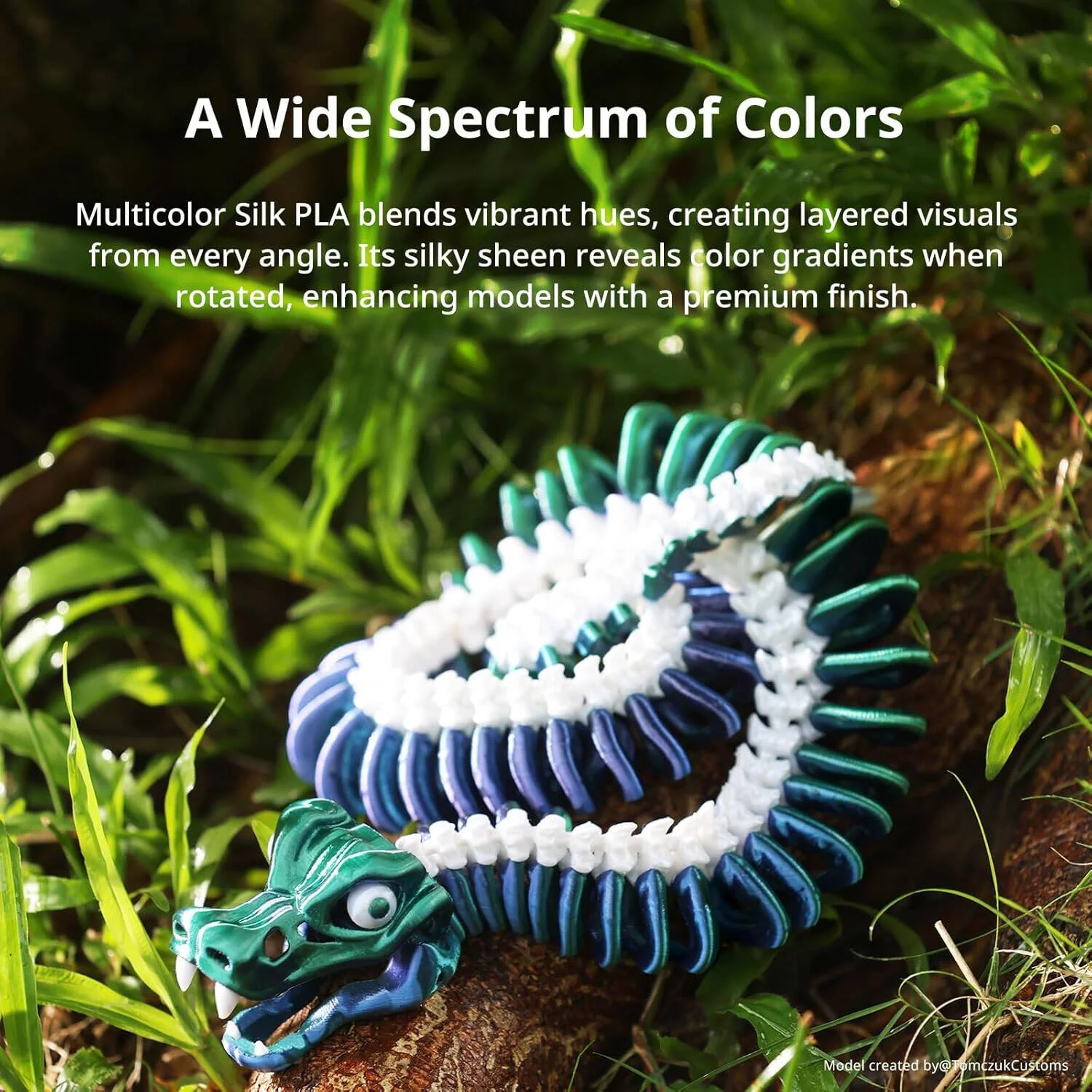 فیلامنت پرینتر سه بعدی PLA ابریشمی Anycubic، قطر 1.75 میلی متر، چگالی بالا، حفاظت از محیط زیست، مواد اصلی، گرادیان قابل تنظیم، درخشش قابل کنترل، 1 کیلوگرم، طلایی | AHSCGD-103