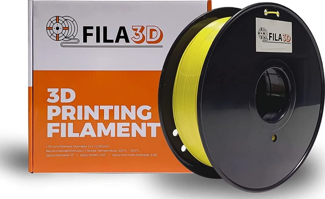 فیلامنت پرینتر سه بعدی Fila3D PLA+، ۱.۷۵ میلی متر / ۱ کیلوگرم (زرد)