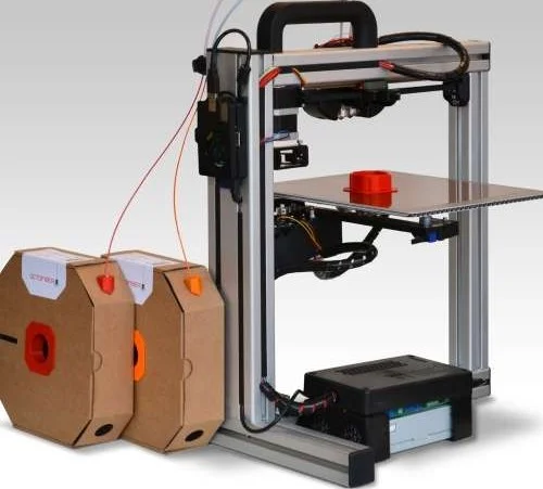 فیلامنت پرینتر سه بعدی PLA Octofiber 1.75mm - 0.75kg/رول (قهوه ای) | 175.pla.075.brwn.001