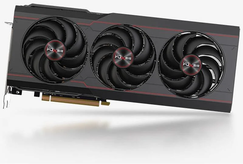 کارت گرافیک گیمینگ Sapphire Pulse AMD Radeon RX 6800 XT - حافظه 16 گیگابایت GDDR6، رابط 256 بیتی، فرکانس بوست 2310 مگاهرتز، سرعت موثر 16 گیگابیت بر ثانیه، PCI Express 4.0، یک خروجی HDMI، سه خروجی DisplayPort، | S88-1E439-400SA