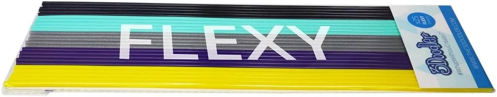 بسته الحاقی فیلامنت چاپ سه بعدی منعطف با رنگ های ترکیبی تری‌دودلر کریت (25 رشته پلاستیکی) - رترو فلکسی