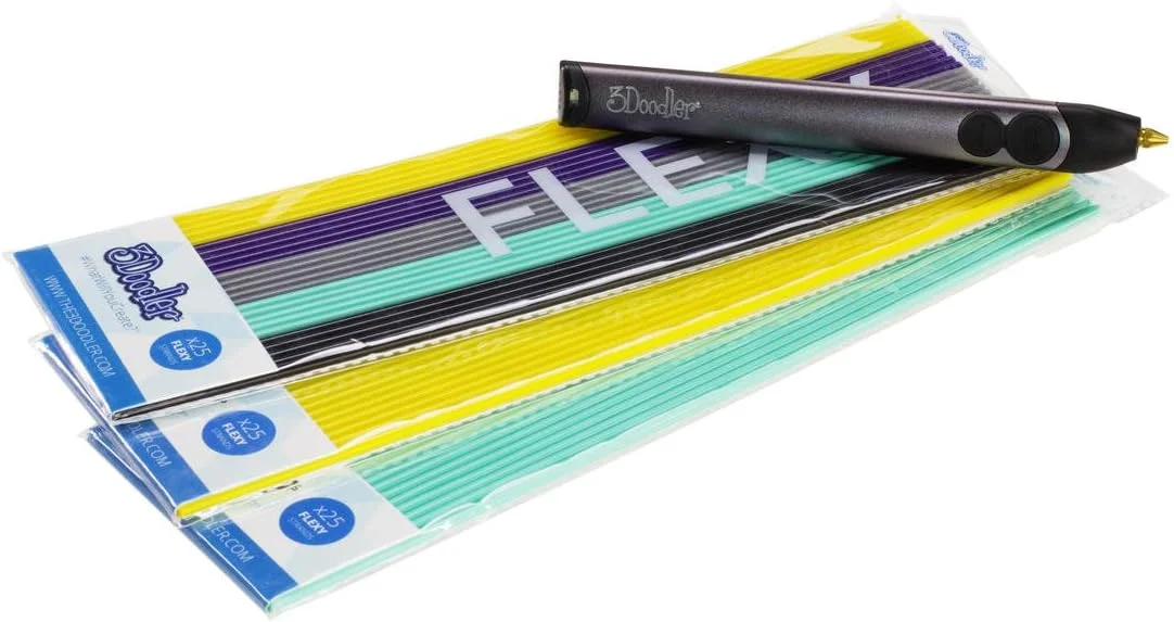 بسته الحاقی فیلامنت چاپ سه بعدی منعطف با رنگ های ترکیبی تری‌دودلر کریت (25 رشته پلاستیکی) - رترو فلکسی