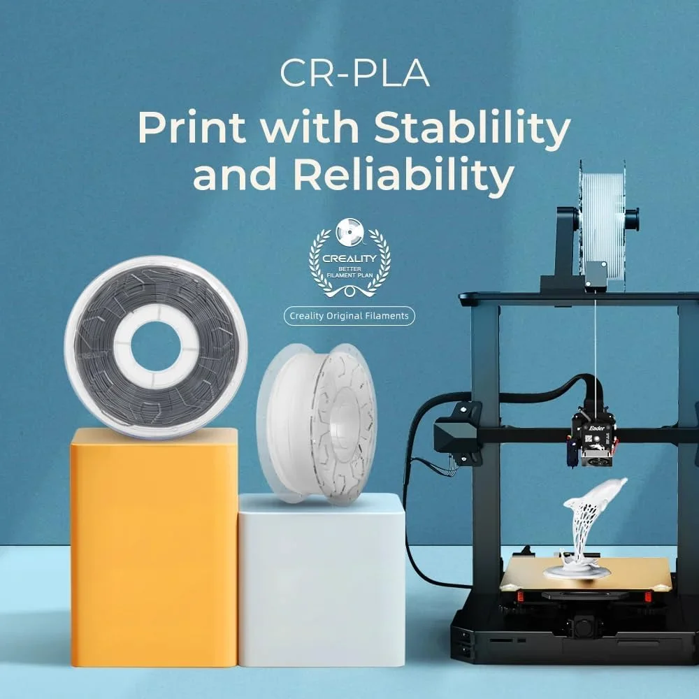 فیلامنت چاپ سه بعدی PLA پریمیوم 3idea CR با قطر 1.75 میلی متر (خاکستری)