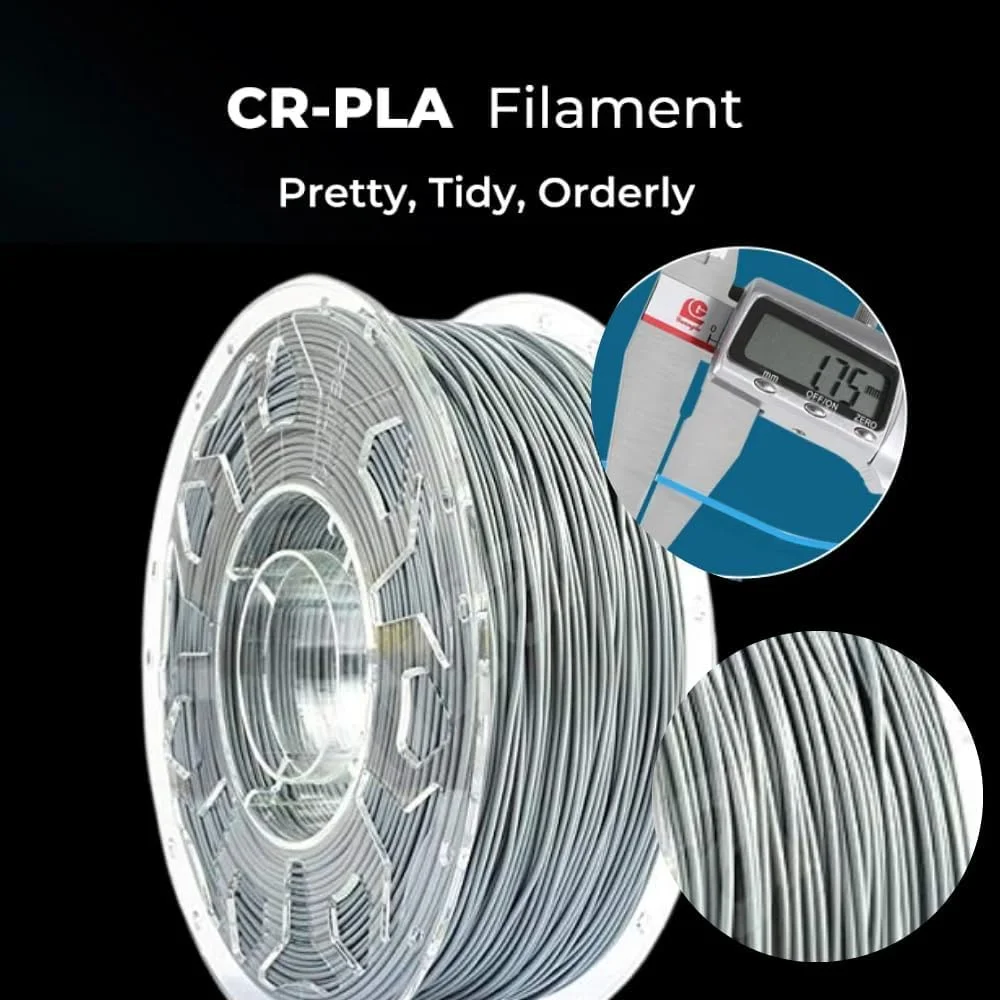 فیلامنت چاپ سه بعدی PLA پریمیوم 3idea CR با قطر 1.75 میلی متر (خاکستری)
