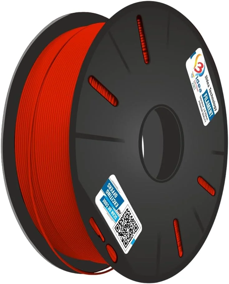 فیلامنت چاپ سه بعدی ABS تری آیدیا (قرمز) | دمای چاپ - 220-230 درجه سانتیگراد | سرعت پر کردن - 30 تا 90 میلی متر بر ثانیه | متریال چاپ سه بعدی