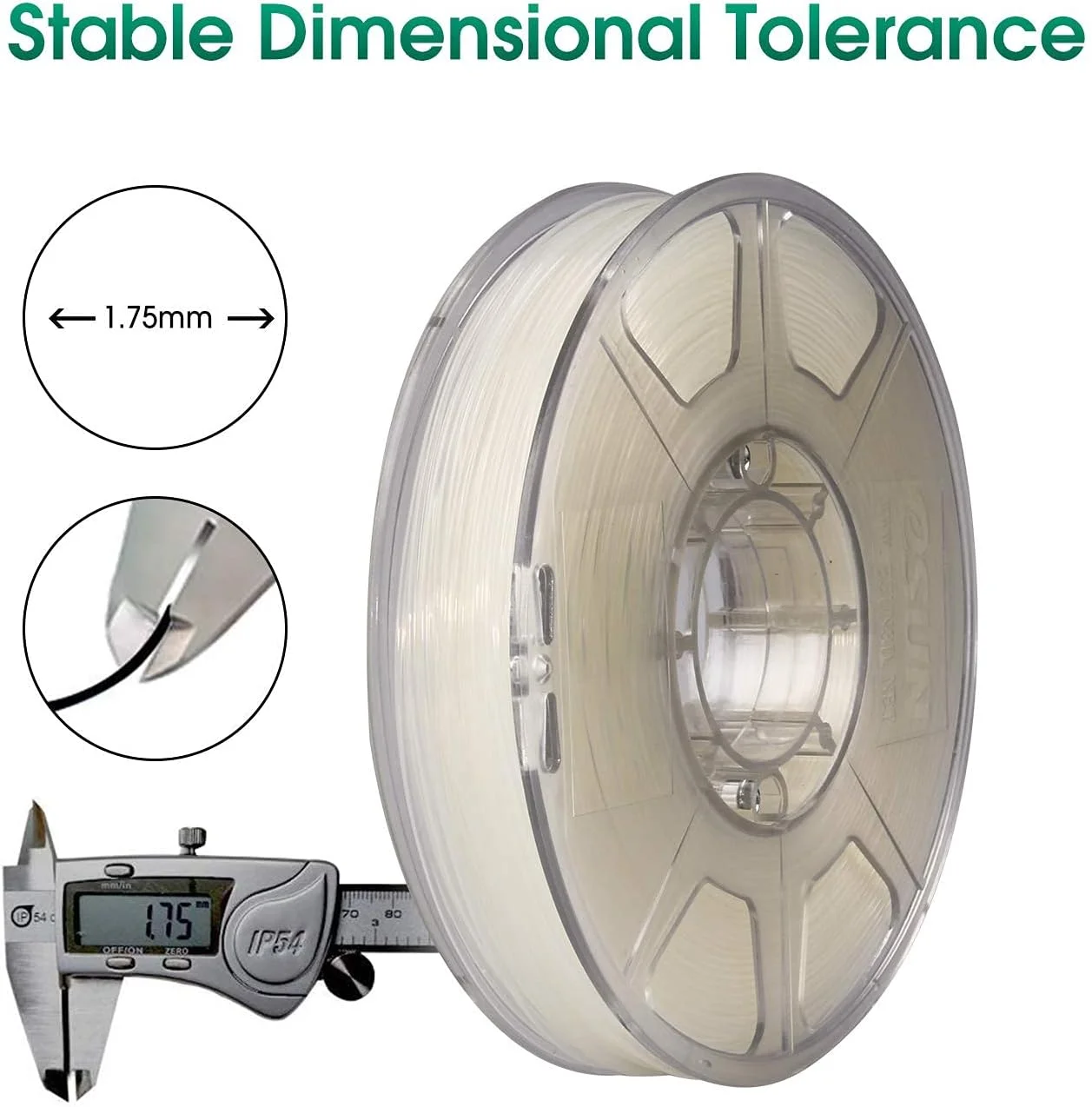 فیلامنت چاپ سه بعدی نایلون eSUN ePA، قطر 1.75 میلی متر، 1 کیلوگرم