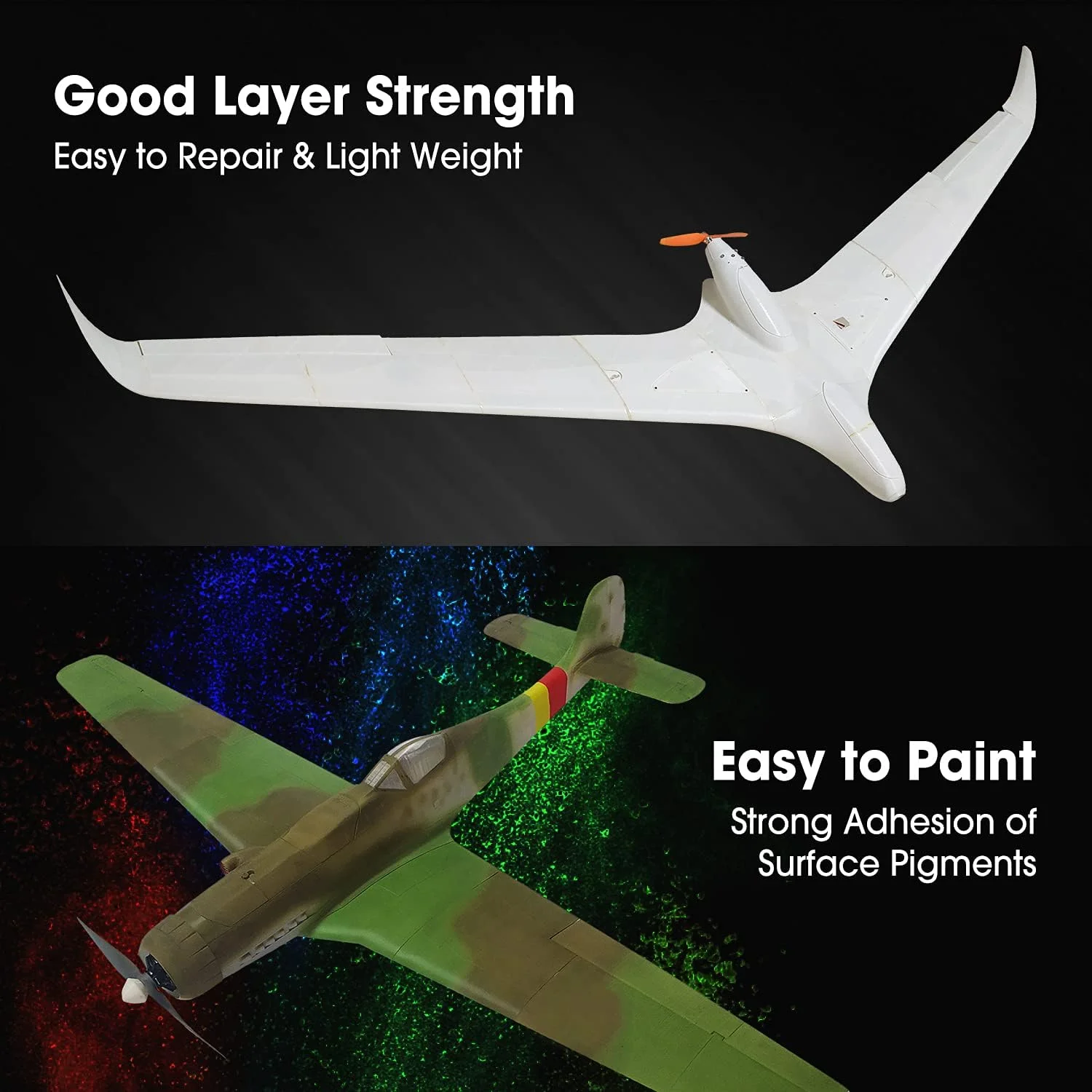 فیلامنت پرینتر سه بعدی eSUN PLA-LW PLA، 1.75mm، اسپول 1 کیلوگرمی، چسبندگی رنگ قوی و سبک وزن، فیلامنت PLA فومینگ برای پرینترهای سه بعدی، هواپیمای پرینت سه بعدی، طبیعی