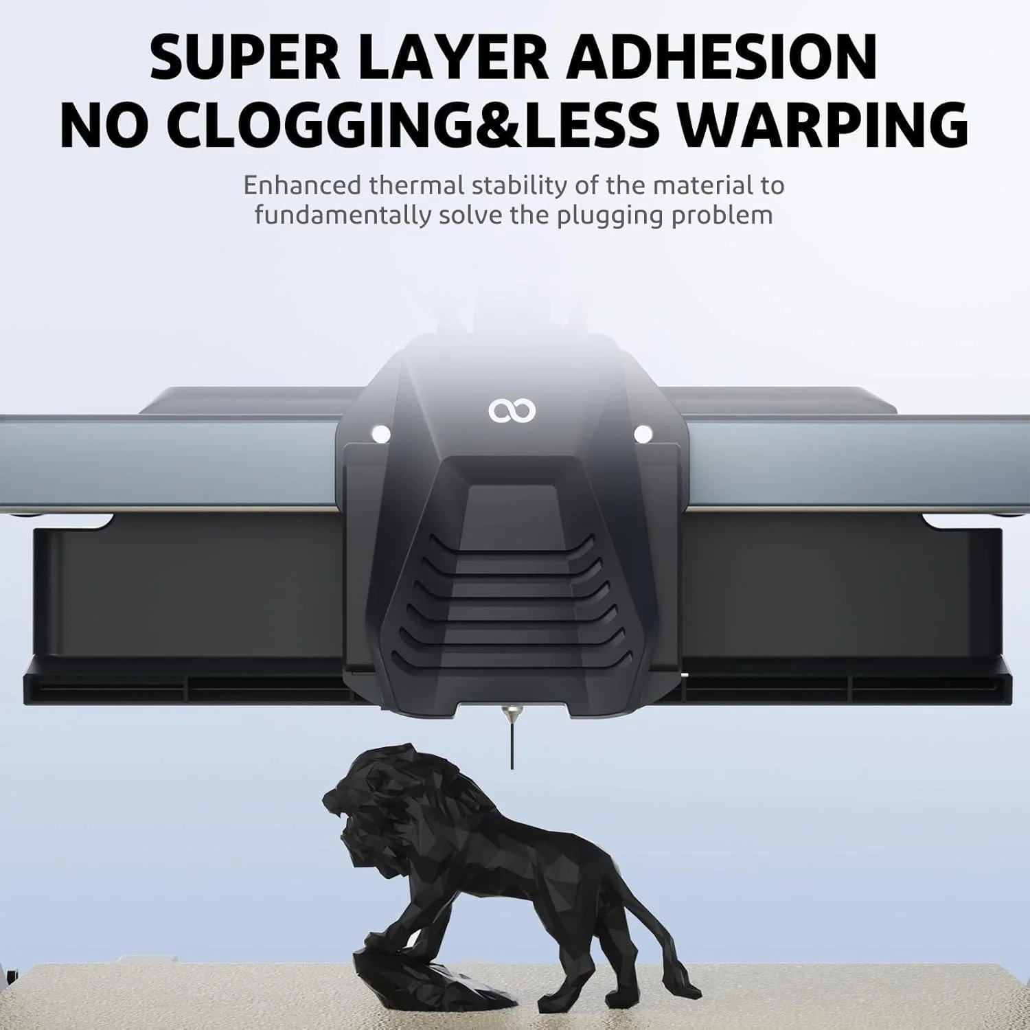 فیلامنت PLA Plus ELEGOO، 1.75 میلی متر، فیلامنت PLA+ پرینتر سه بعدی، دقت ابعادی +/- 0.02 میلی متر، مقاوم و با استحکام بالا، سازگار با اکثر پرینترهای FDM مشکی (1 کیلوگرم/اسپول، 2.2 پوند)