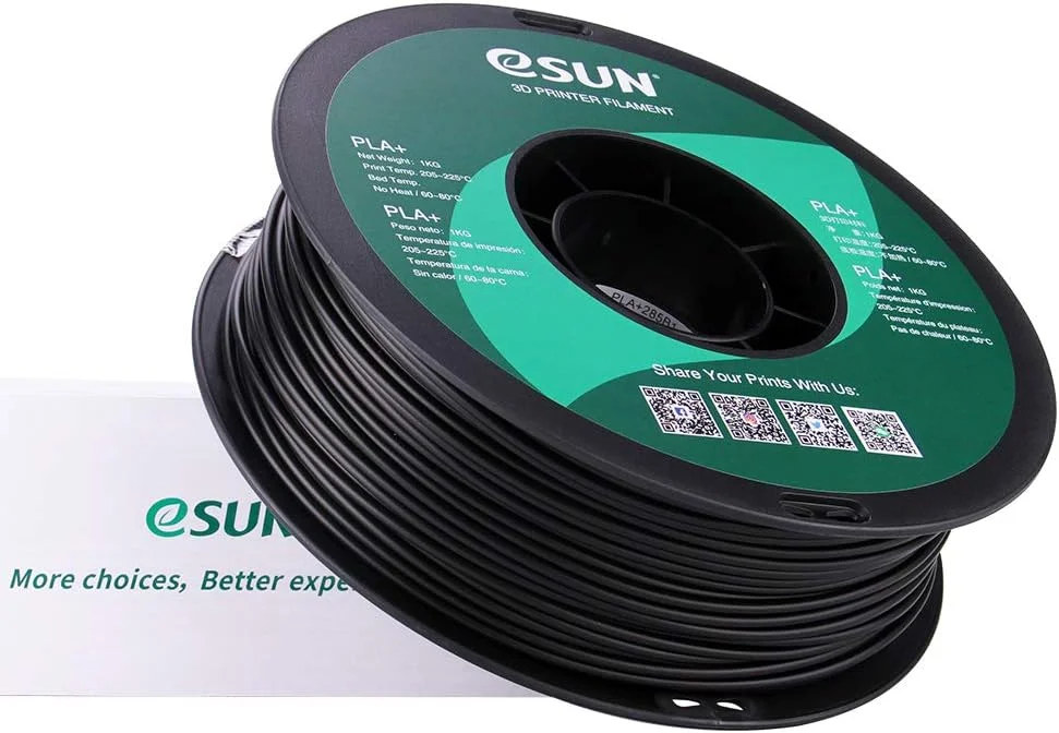 فیلامنت مشکی PLA+ ای‌سان (2.85 میلی‌متر)