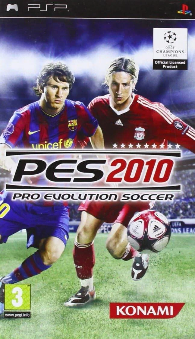 بازی فوتبال تکاملی حرفه ای Konami PES 2010 (PSP)