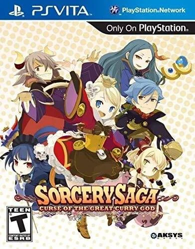 بازی Aksys Games SORCERY SAGA THE CURSE OF THE GREAT CURRY GOD برای PS VITA