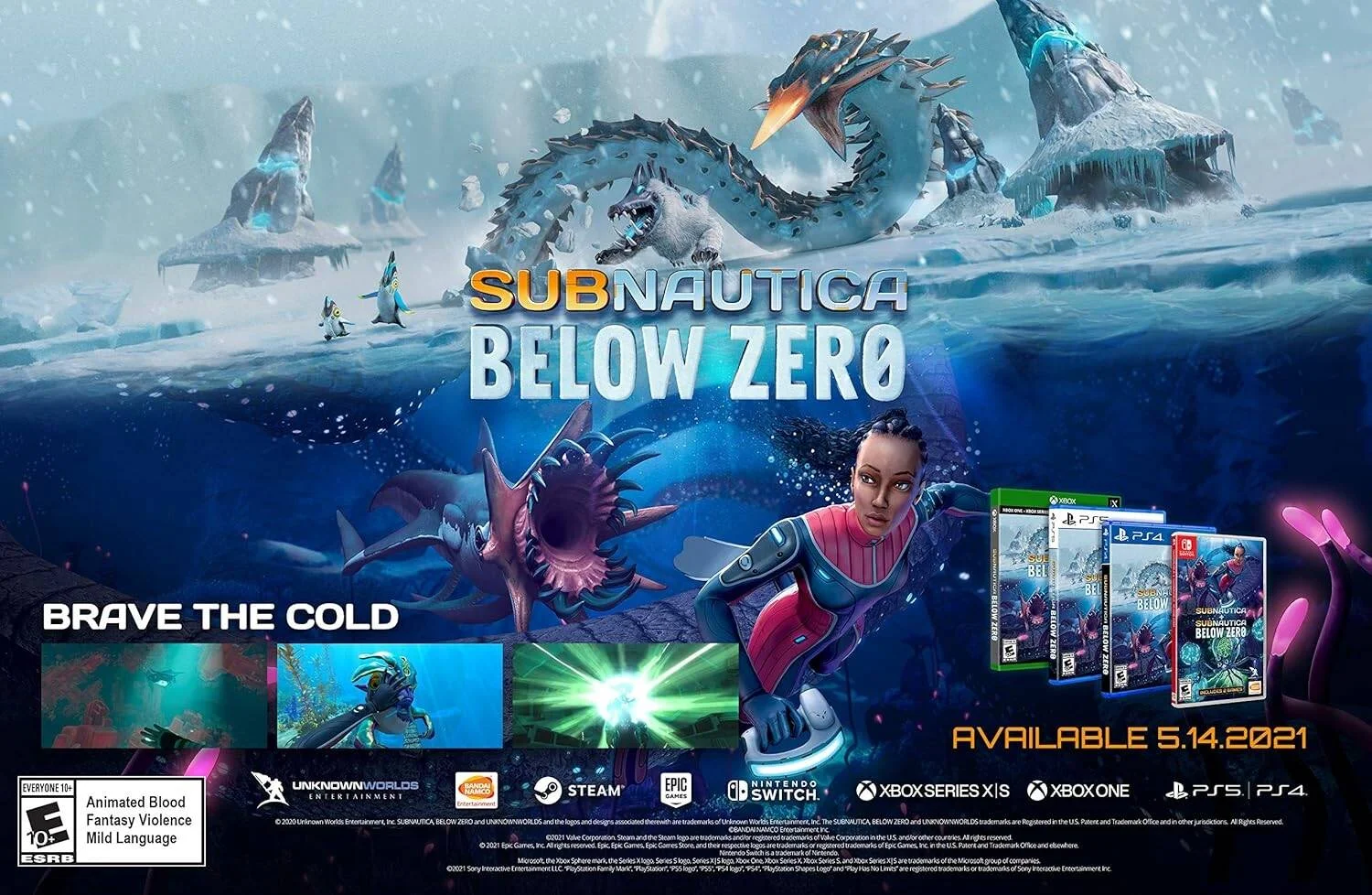 بازی سابناتیکا زیر صفر، پلی استیشن 5، ماجراجویی، بقا، اکشن، نسخه ایالات متحده | 722674130097