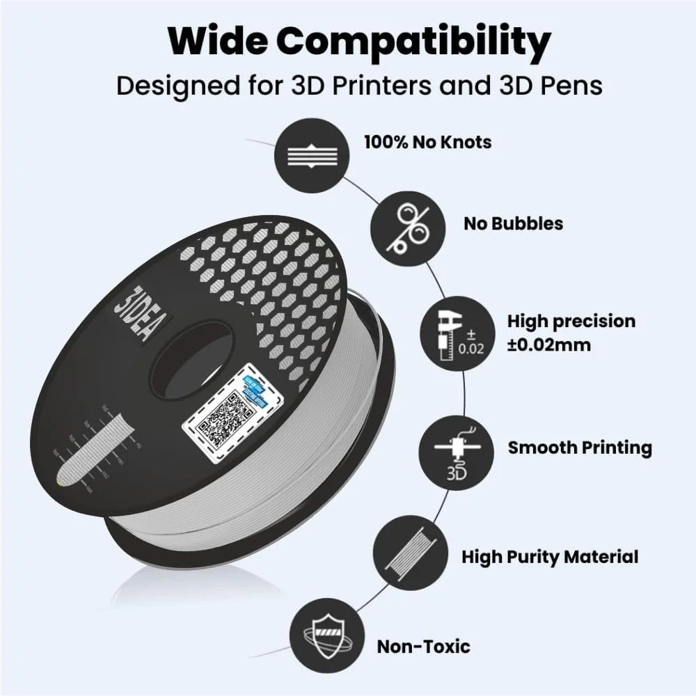 فیلامنت PLA تری‌آیدیا (طرح مرمر)