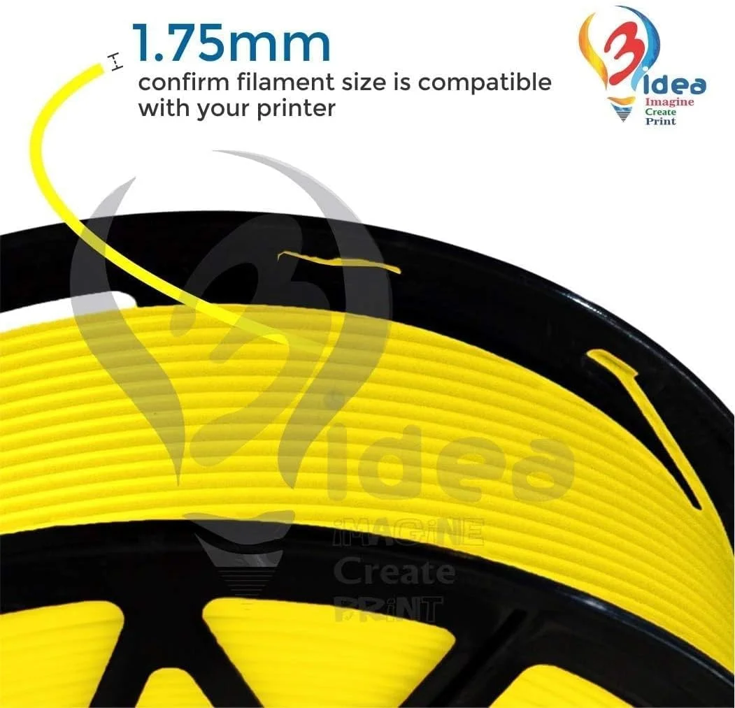 فیلامنت PETG زرد رنگ 3idea 3 Imagine Create Print
