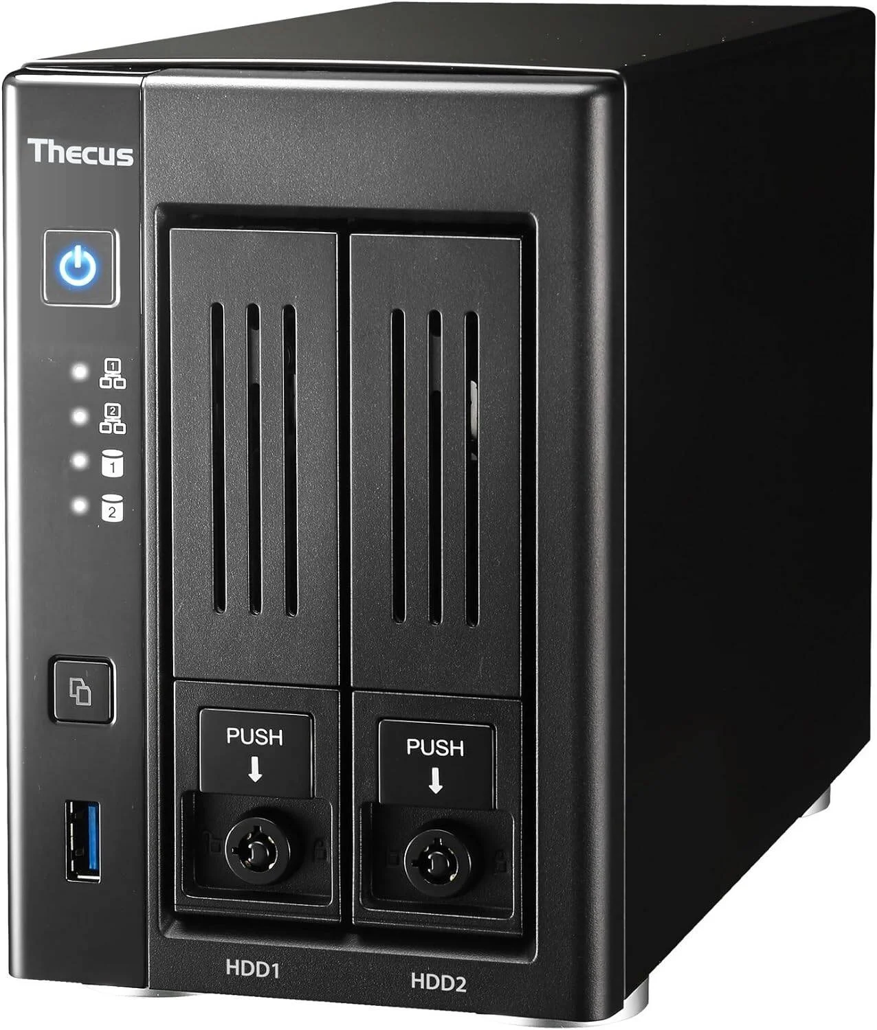 سرور NAS دو محفظه ای Thecus N2810PRO