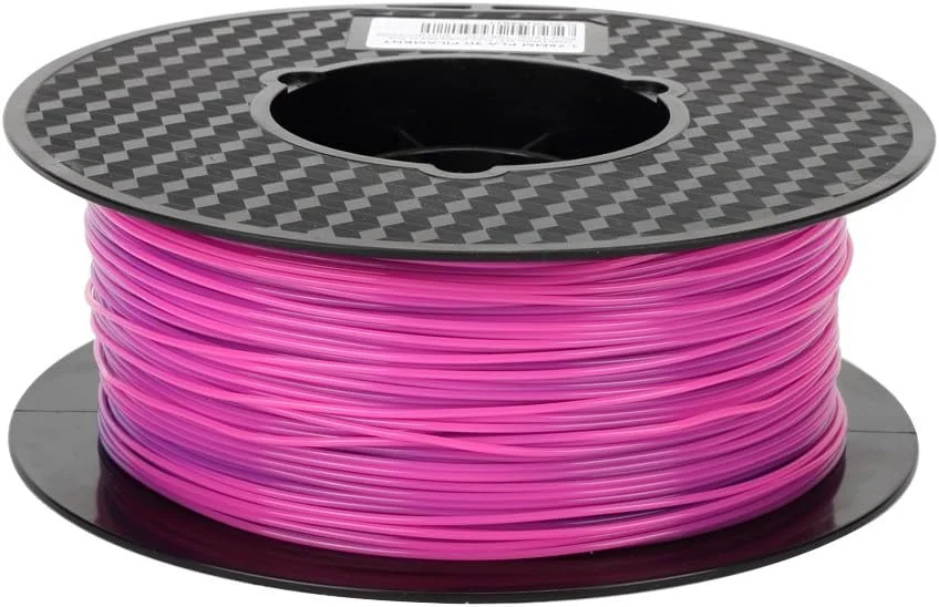 فیلامنت PLA تغییر رنگ دما CC3D بنفش آبی به صورتی 1.75mm 1KG، متریال چاپ سه بعدی تغییر رنگ با دما