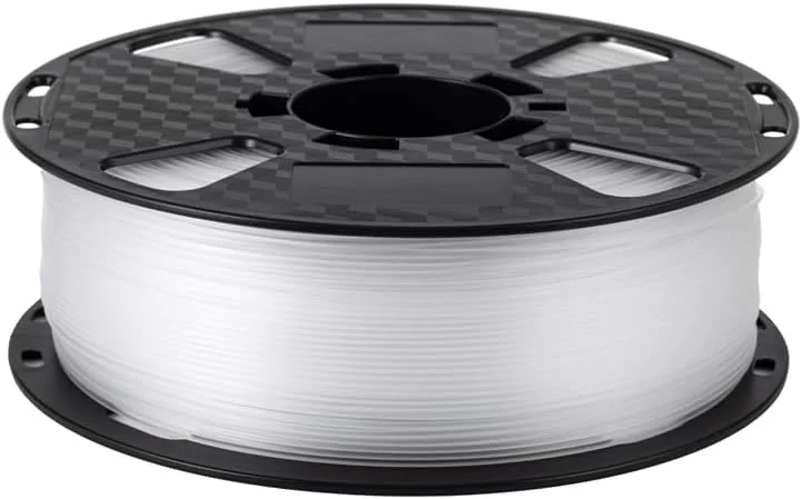 فیلامنت ABS Pro شفاف CC3D، قطر 1.75 میلی متر، اسپول 1 کیلوگرمی برای پرینتر سه بعدی، پیچیدگی کمتر، چسبندگی بهتر، متریال پرینت سه بعدی، فیلامنت ABS شفاف