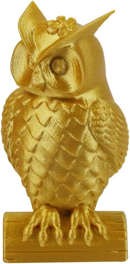 فیلامنت PLA ابریشمی طلایی CC3D، مناسب پرینت سه بعدی، قطر 1.75 میلی متر، 1 کیلوگرم، 2.2 پوند، متریال پرینتر سه بعدی، براق، ابریشمی، متالیک