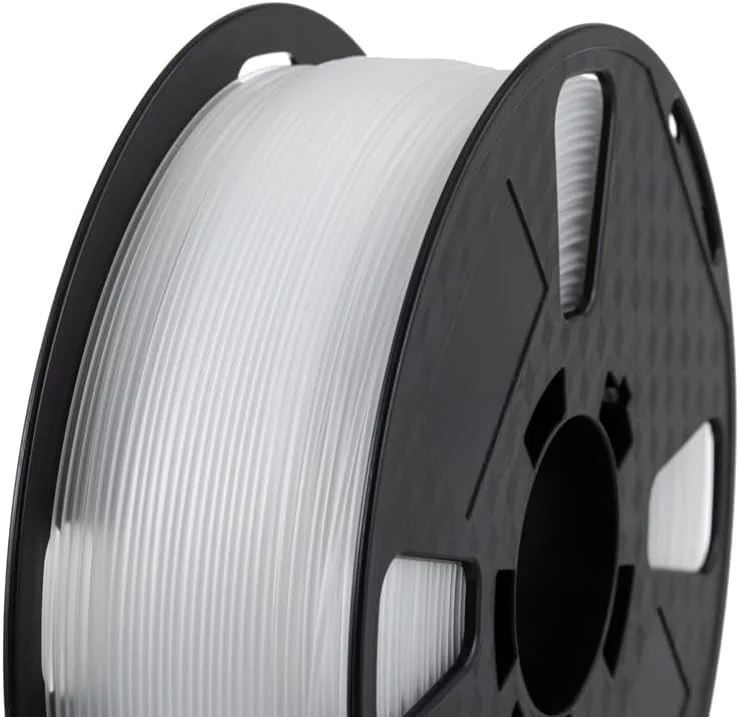 فیلامنت ABS Pro شفاف CC3D، قطر 1.75 میلی متر، اسپول 1 کیلوگرمی برای پرینتر سه بعدی، پیچیدگی کمتر، چسبندگی بهتر، متریال پرینت سه بعدی، فیلامنت ABS شفاف