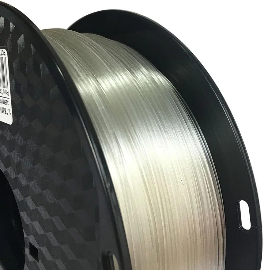 فیلامنت پلی کربنات شفاف CC3D، قطر 1.75 میلی متر، 1 کیلوگرم، مقاوم در برابر حرارت، مناسب برای پرینتر سه بعدی