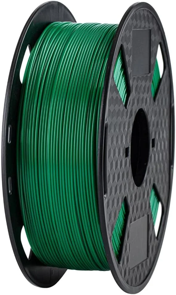 فیلامنت PETG استاندارد CC3D سبز برگ، ۱.۷۵ میلی متر، ۱ کیلوگرم، مواد چاپ سه بعدی مناسب برای اکثر پرینترهای FDM، رنگ سبز کریسمس PETG با چاپ آسان