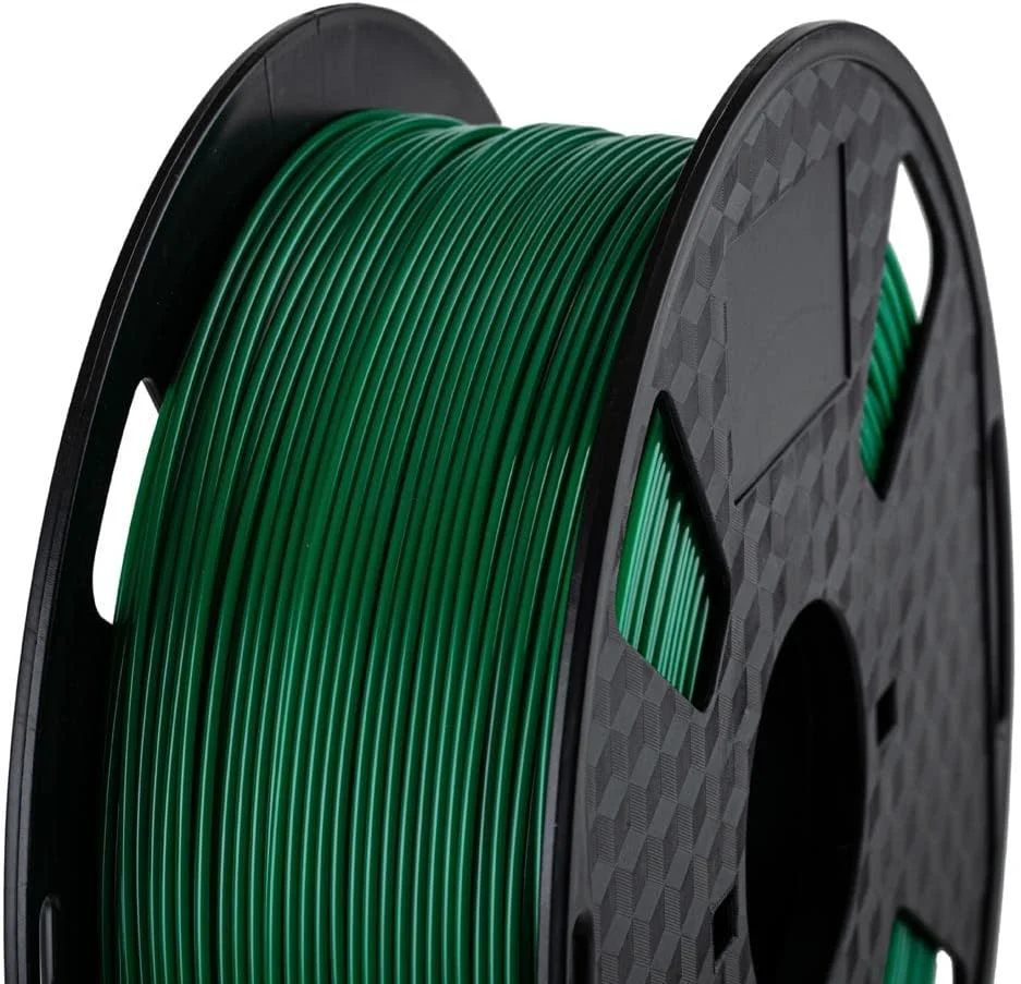 فیلامنت PETG استاندارد CC3D سبز برگ، ۱.۷۵ میلی متر، ۱ کیلوگرم، مواد چاپ سه بعدی مناسب برای اکثر پرینترهای FDM، رنگ سبز کریسمس PETG با چاپ آسان