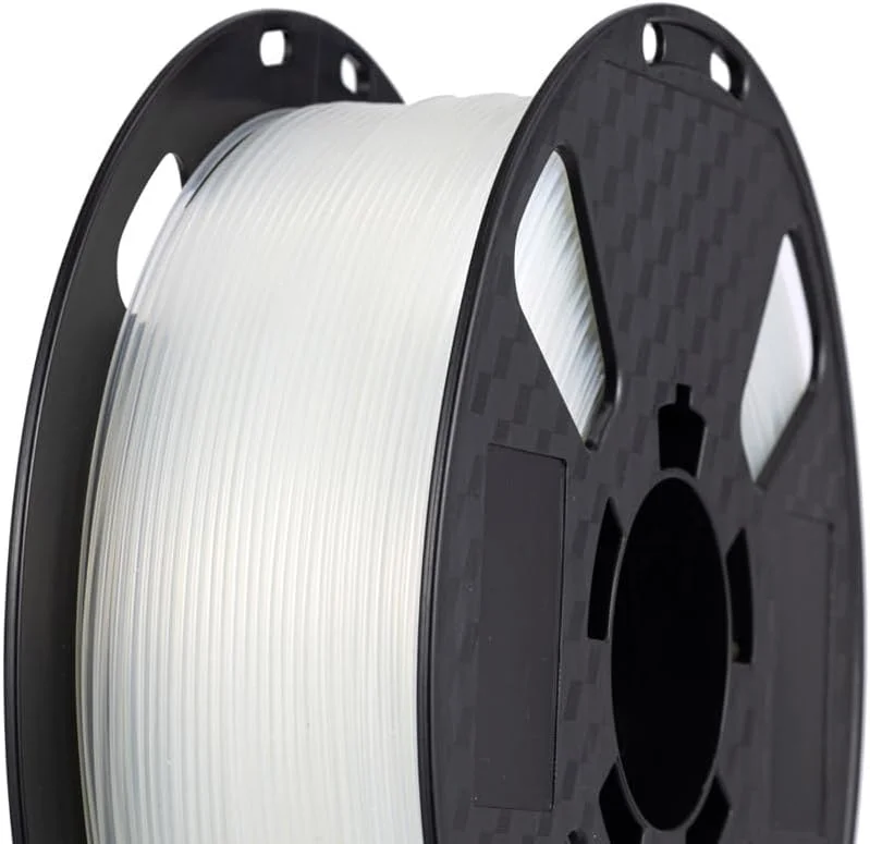 فیلامنت TPU انعطاف پذیر CC3D 72D شفاف 1.75 میلی متر 1 کیلوگرم پرینتر سه بعدی با سختی و چقرمگی بالا، متریال چاپ FDM شفاف قابل مقایسه با نایلون